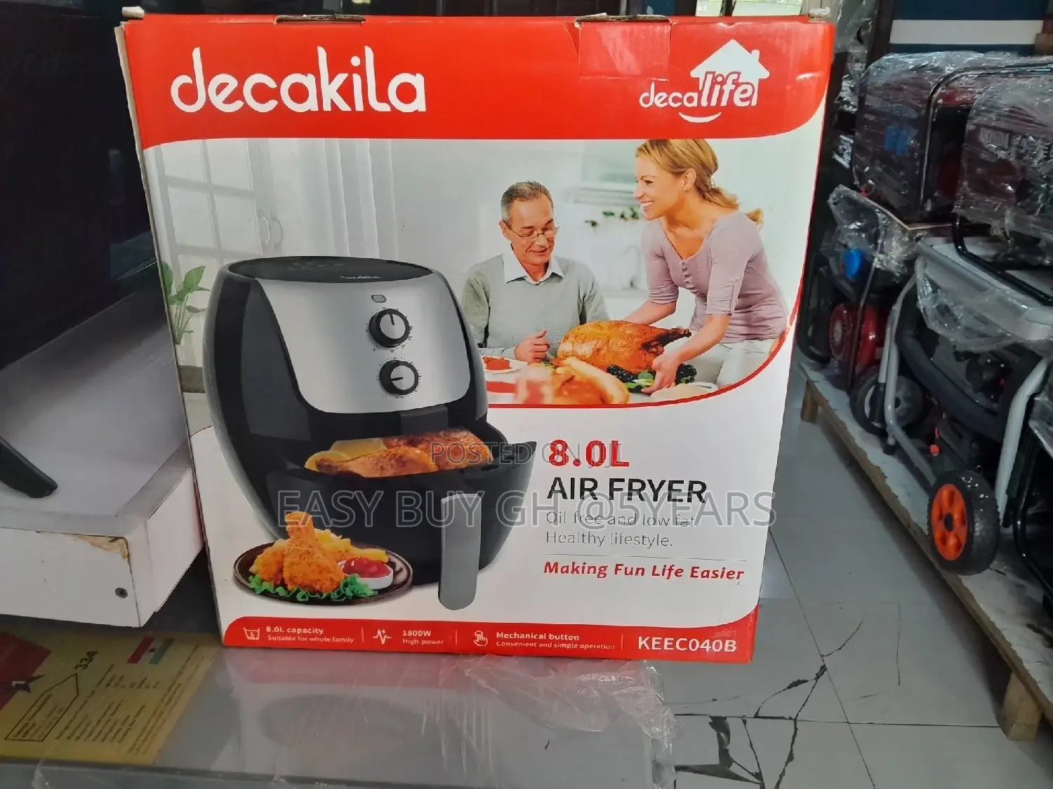 Quality and Affordable Brand New Air Fryer Decakila