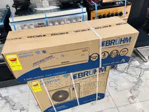Very Lovely  Bruhm Split R410 Gas Inverter 2.5hp AC White