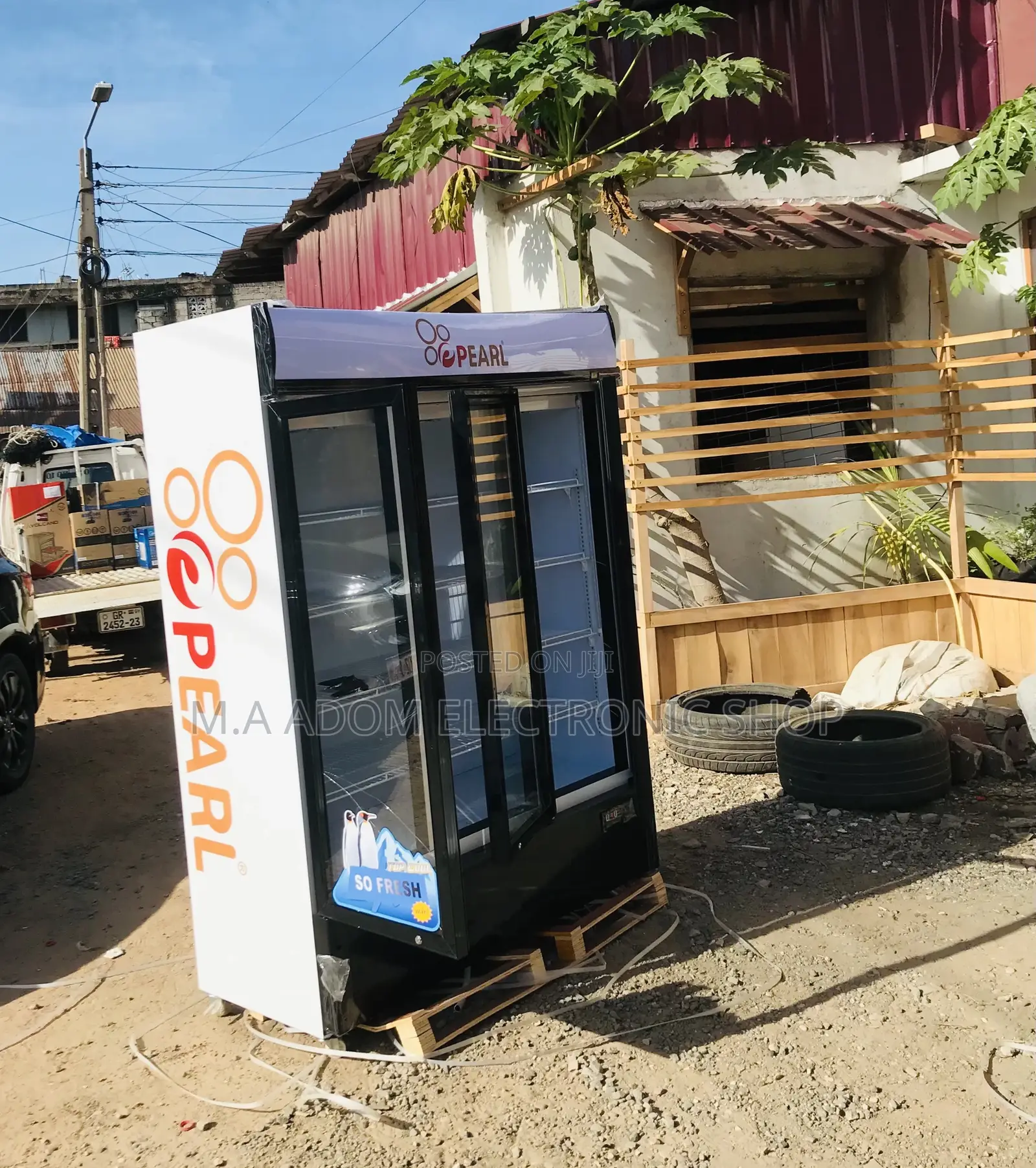 Purchase Quality Pearl PVC-150 3 Door Beverage Cooler 