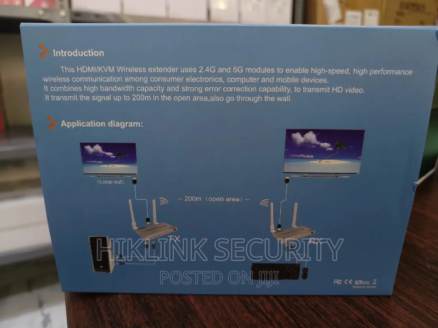 Wireless Hdmi Extender 200mtr