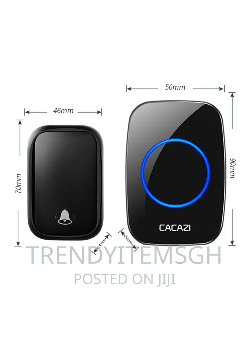 Waterproof 5 Volume Levels Wireless Doorbell
