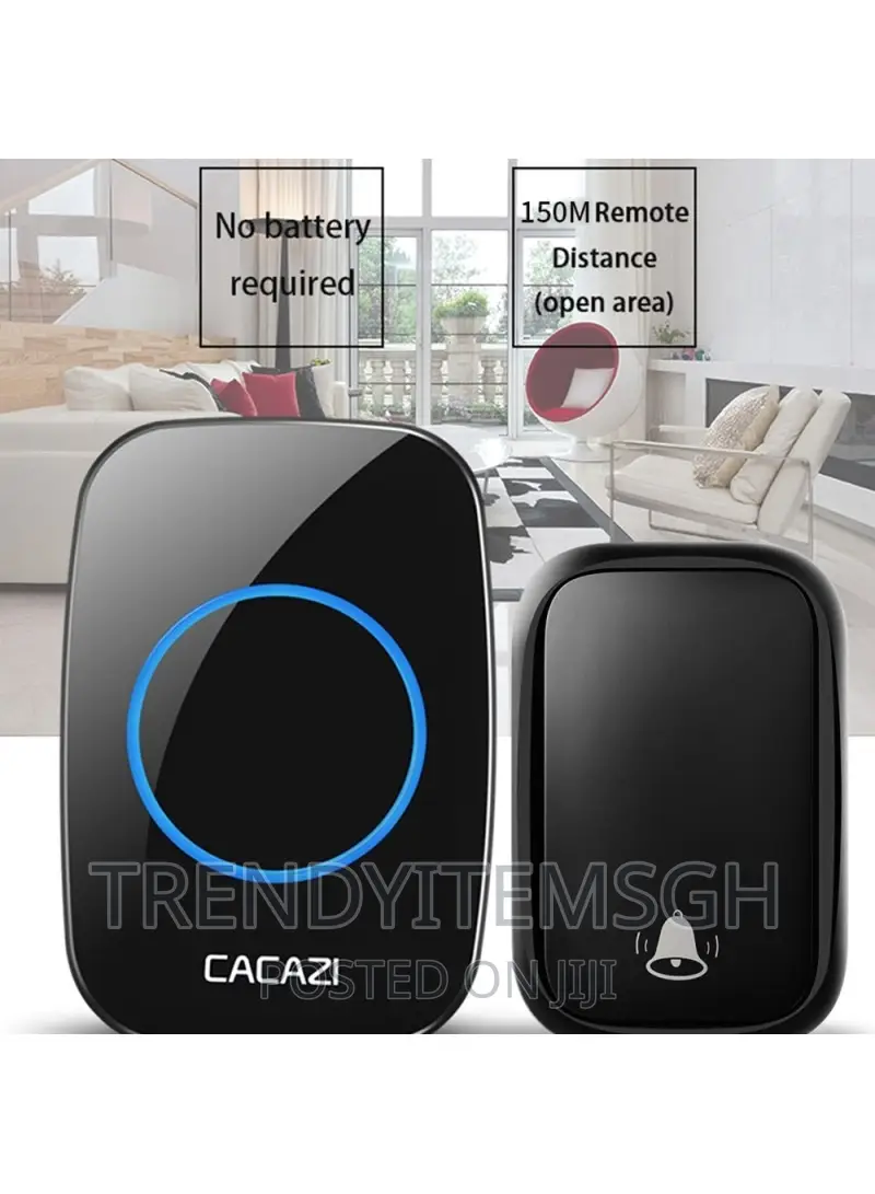 Waterproof 5 Volume Levels Wireless Doorbell