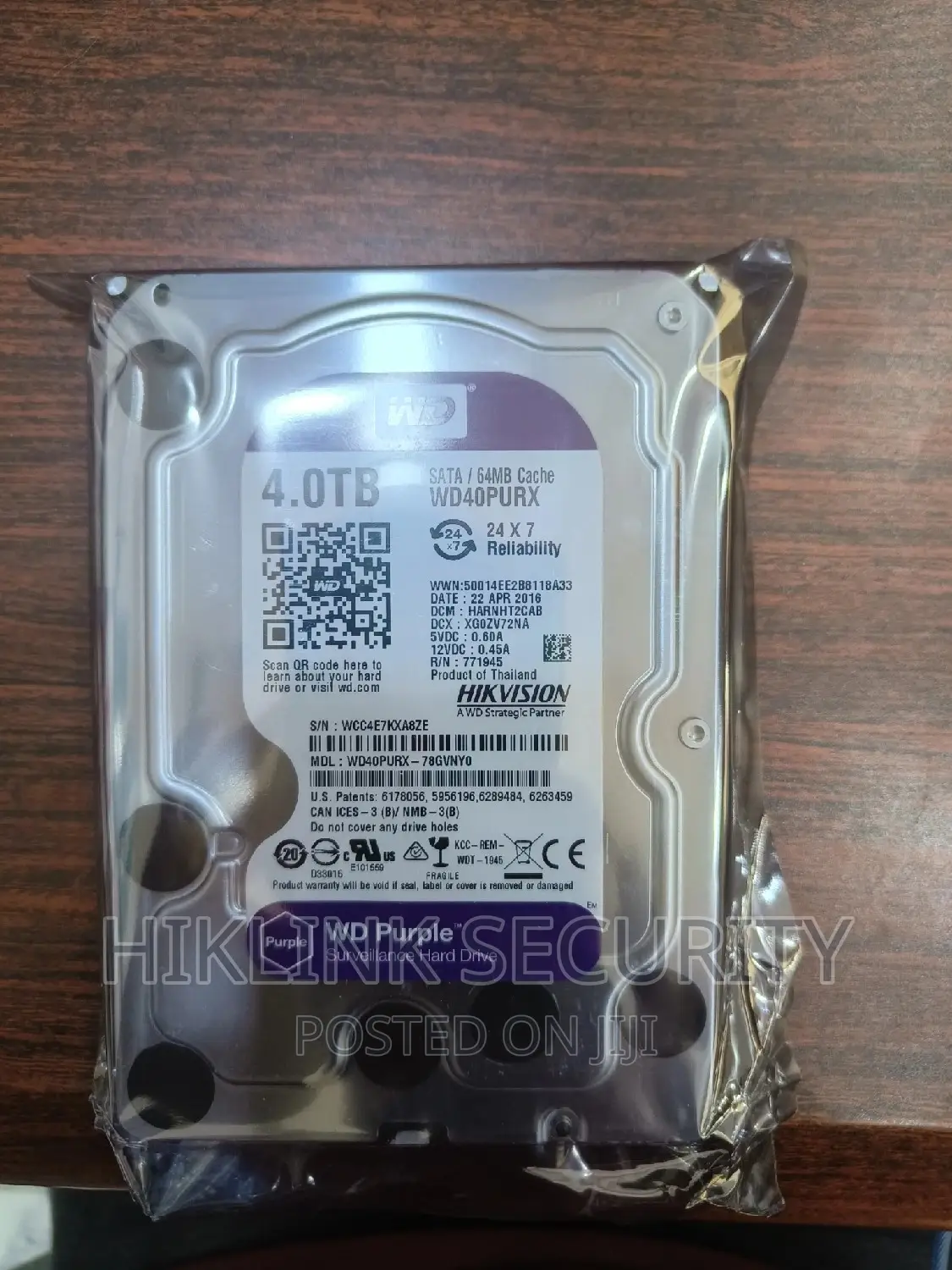 CCTV 4tb Hard Drive