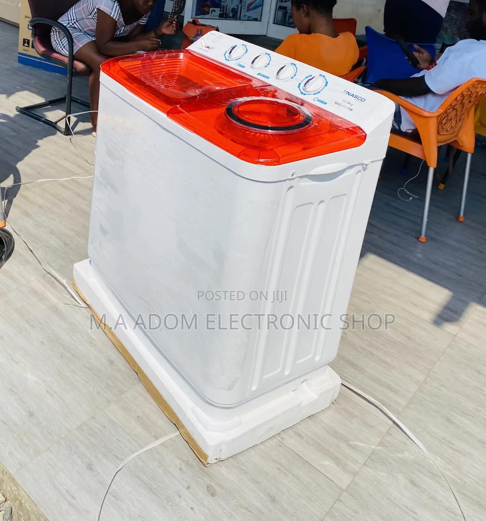 Energy Saving Nasco 11kg Top Load Washing Machine.