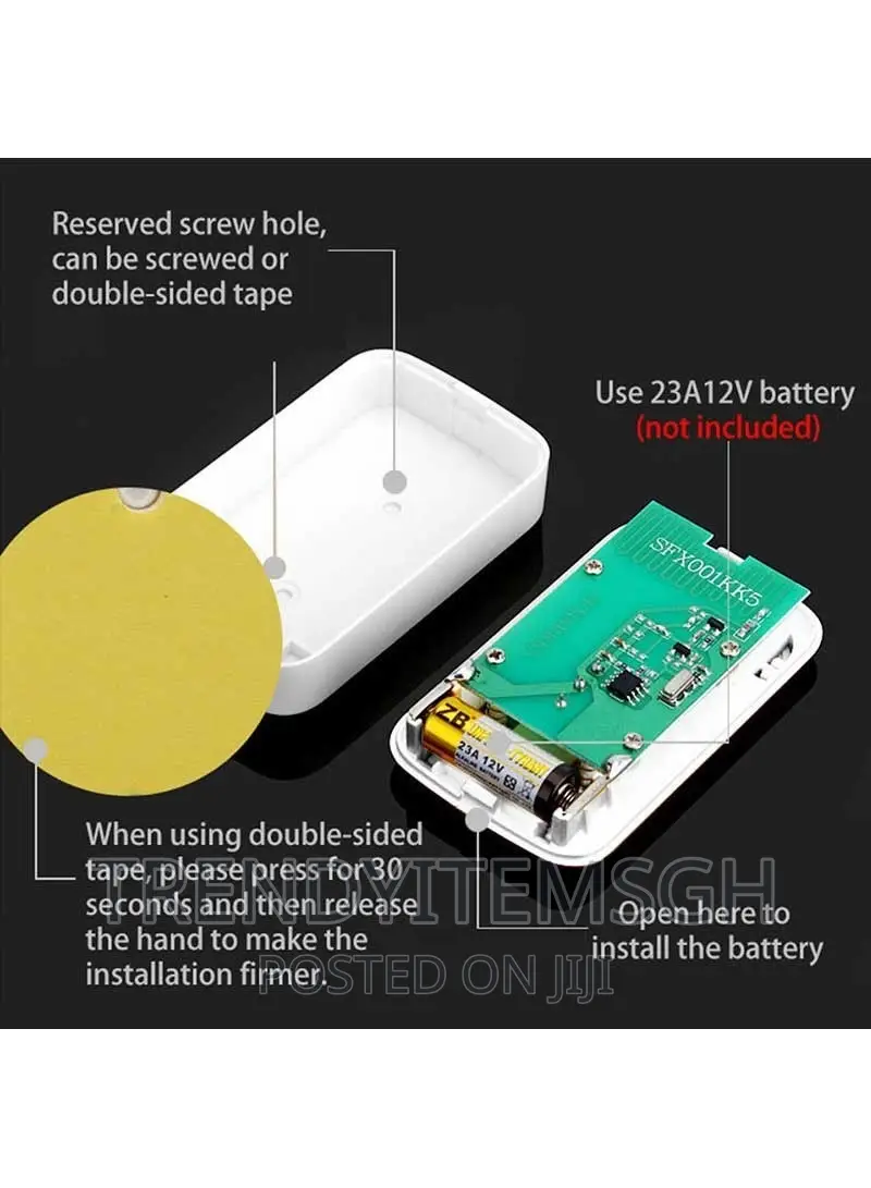 300m Range 36 Chimes Waterproof Cordless Wireless Doorbell