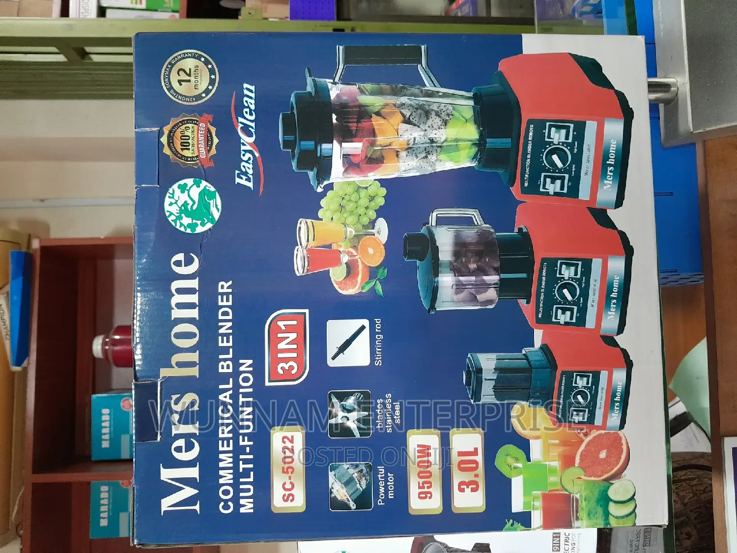 Original Mers Home Commercial 3in1blender