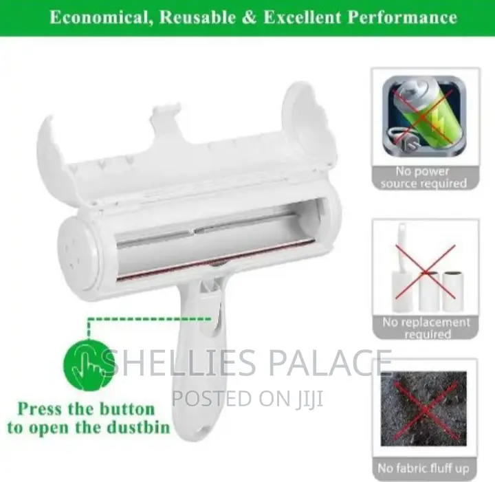 2-Way Pet Hair Remover Roller Removing Dog Cat Hair