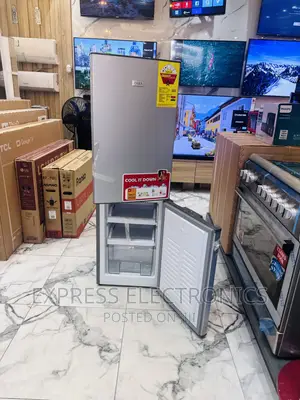 240B Fridge Grey Double Doors Zara .,