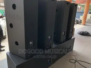 GLS Speakers Set With Amplifiers As Seen