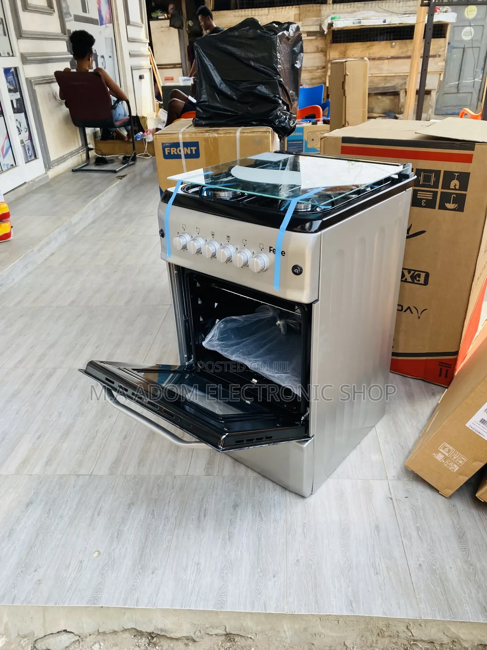 Purchase Quality Ferre 60x60 4 Gas Burner + Oven(Gray) 