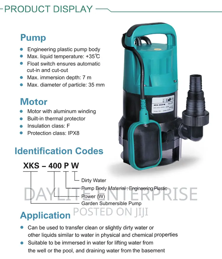 Submersible Water Pump