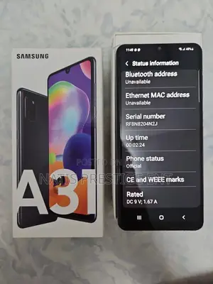 New Samsung Galaxy A31 128 GB Black