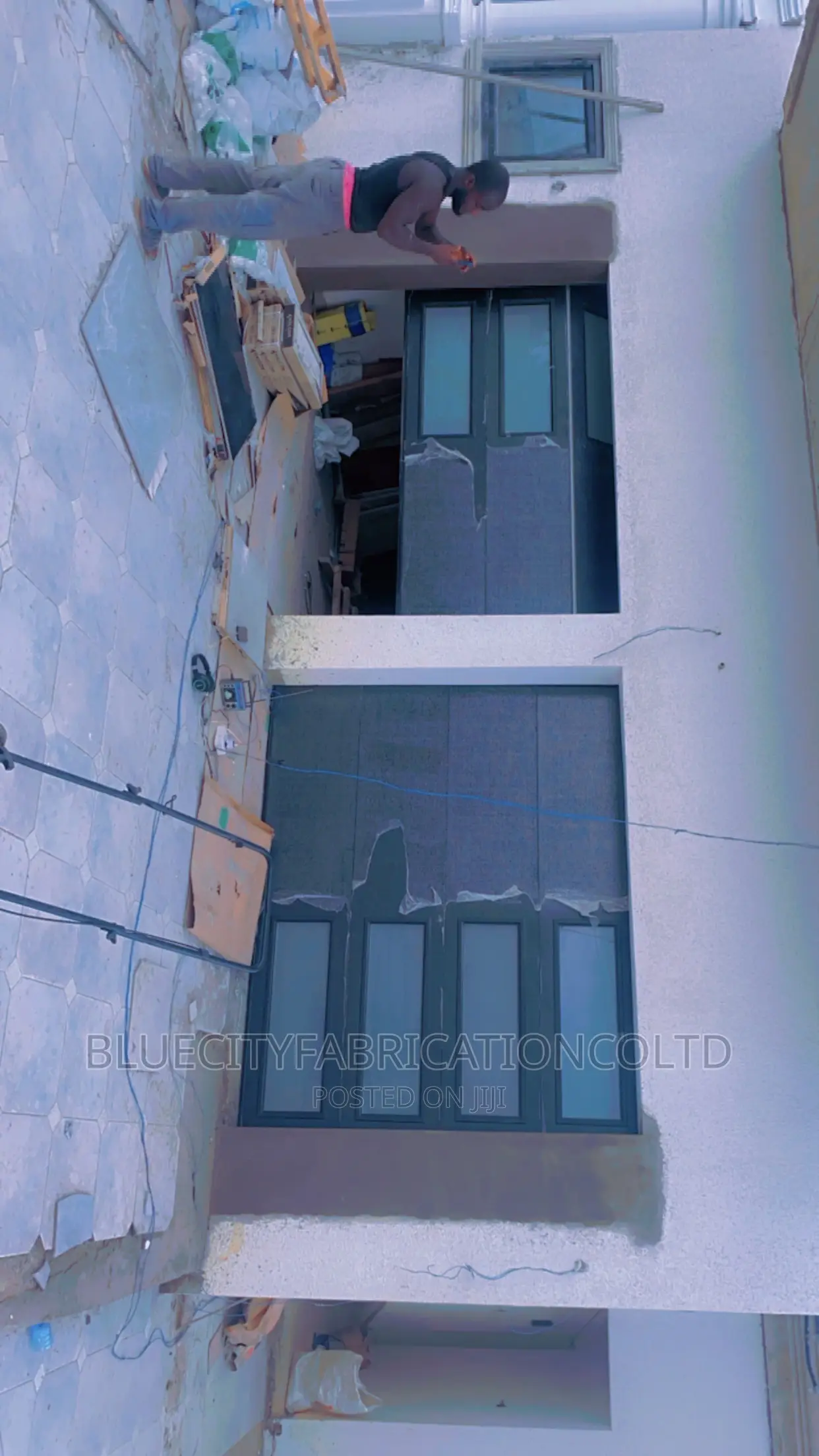 Double Automated Garage Door