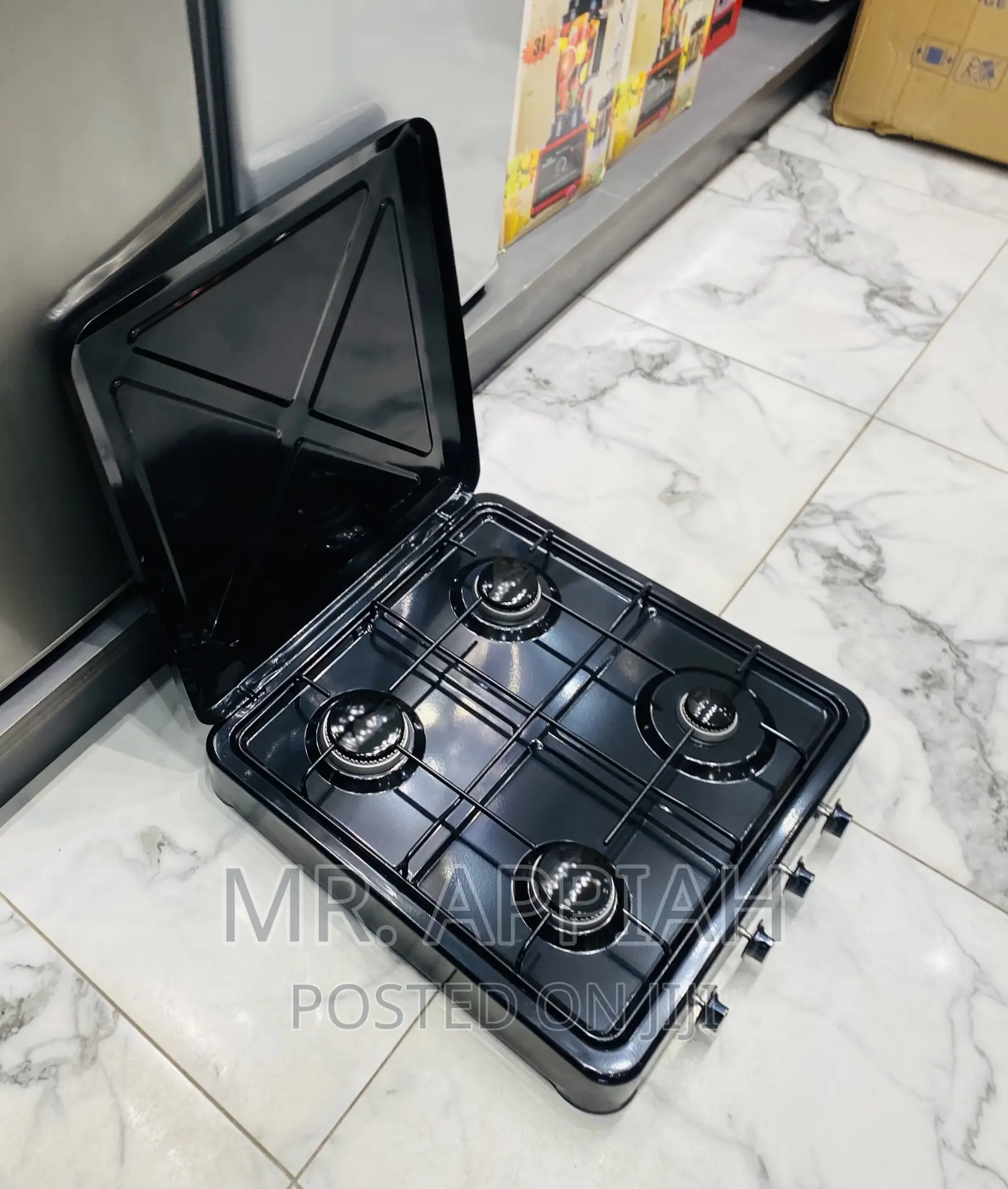 Budget-Friendly Yucel 4 Table Top Burner(Black).