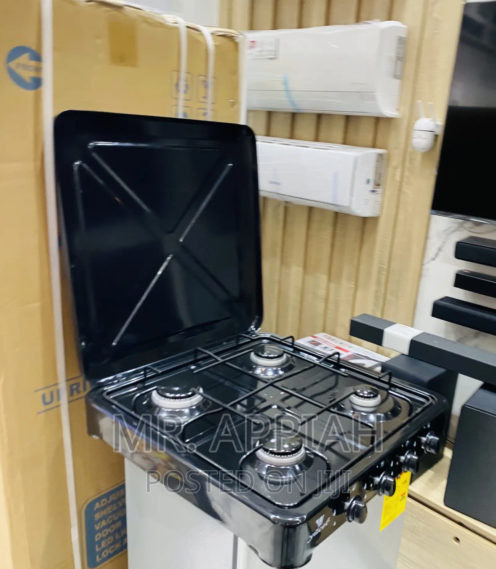 Anti-Rust Yucel 4 Table Top Burner(Black).