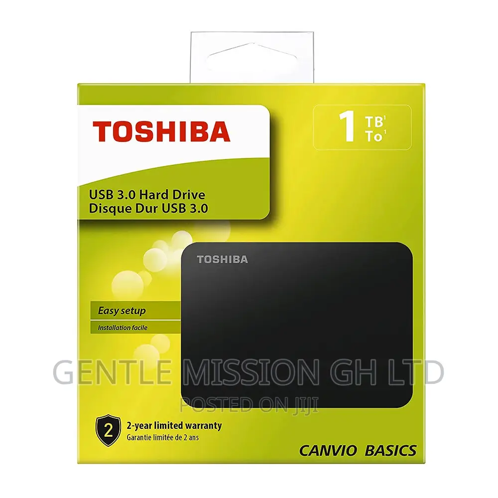 Toshiba External Hard Drive 1tb