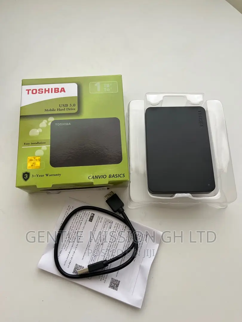 Toshiba External Hard Drive 1tb