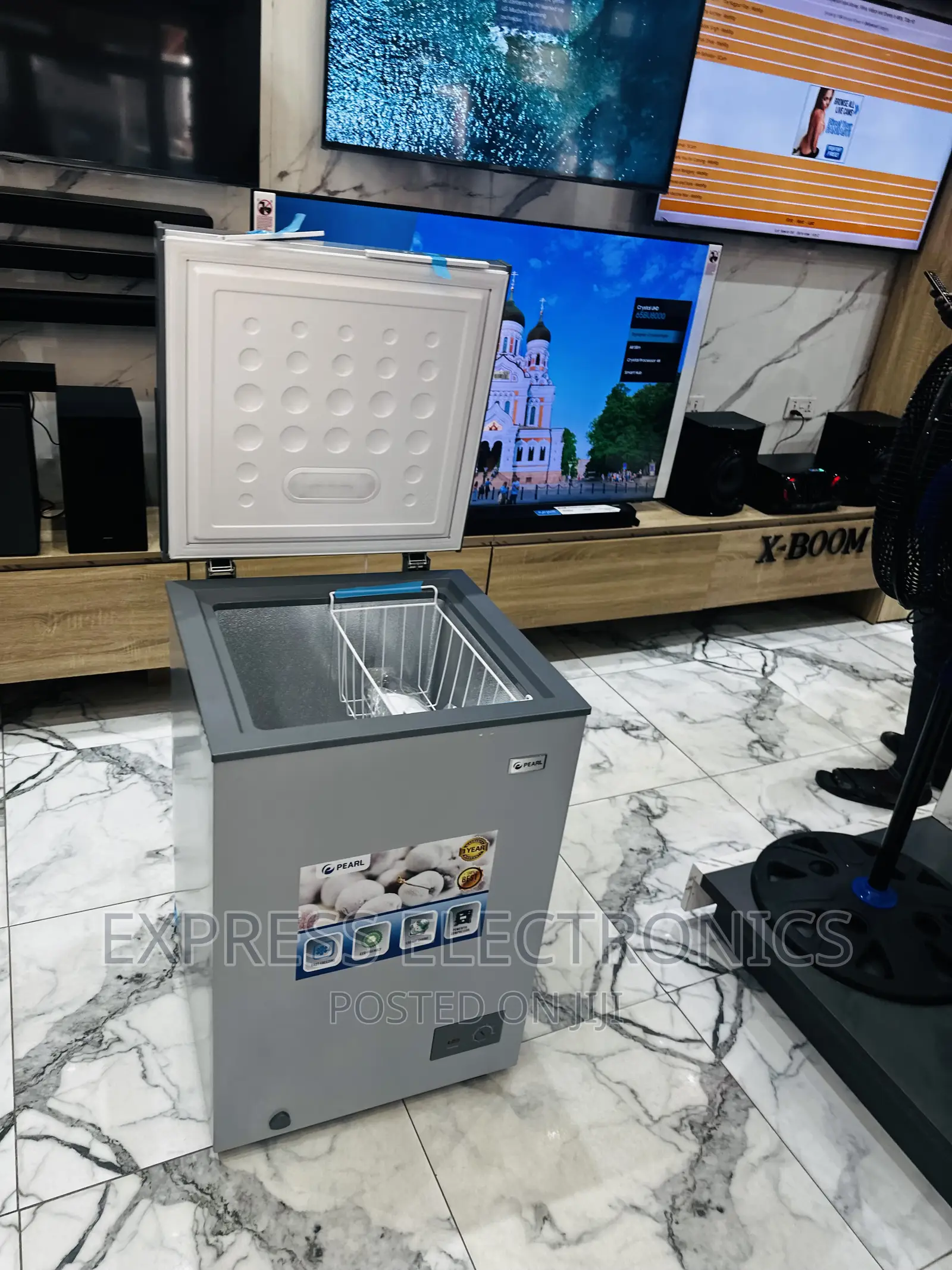 Pearl 100L Chest Freezer Single Door Energy __Saving