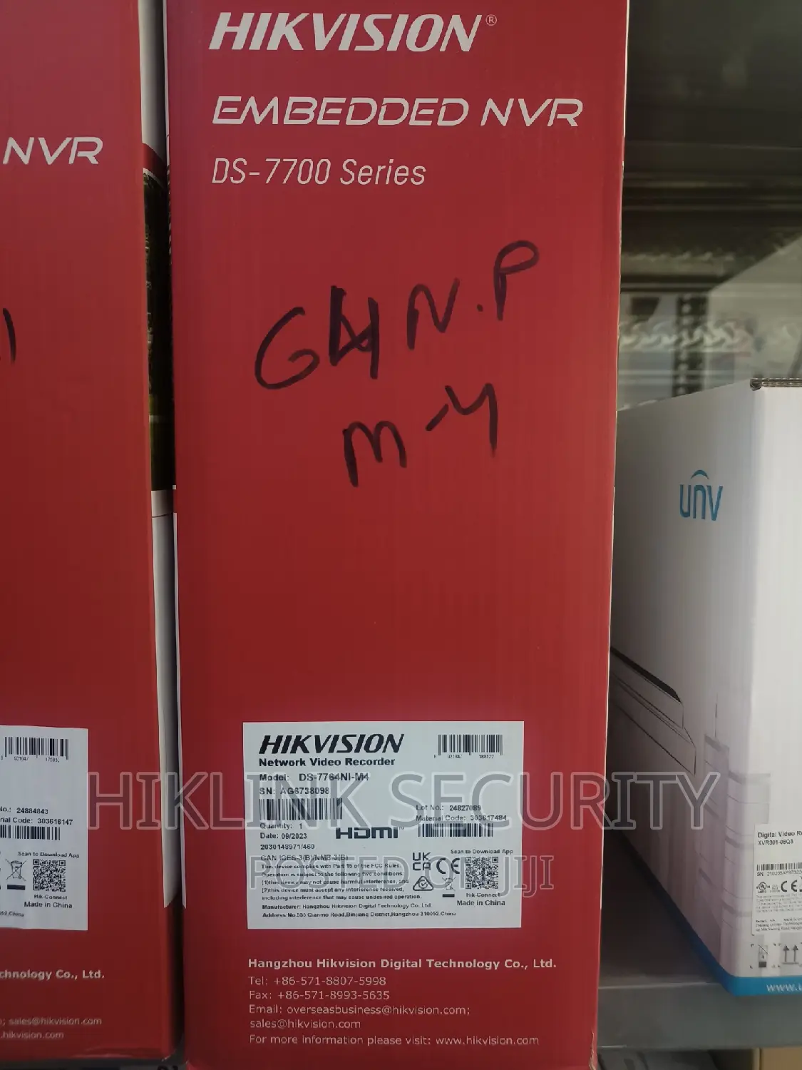 Hikvision 64ch NVR 4sata