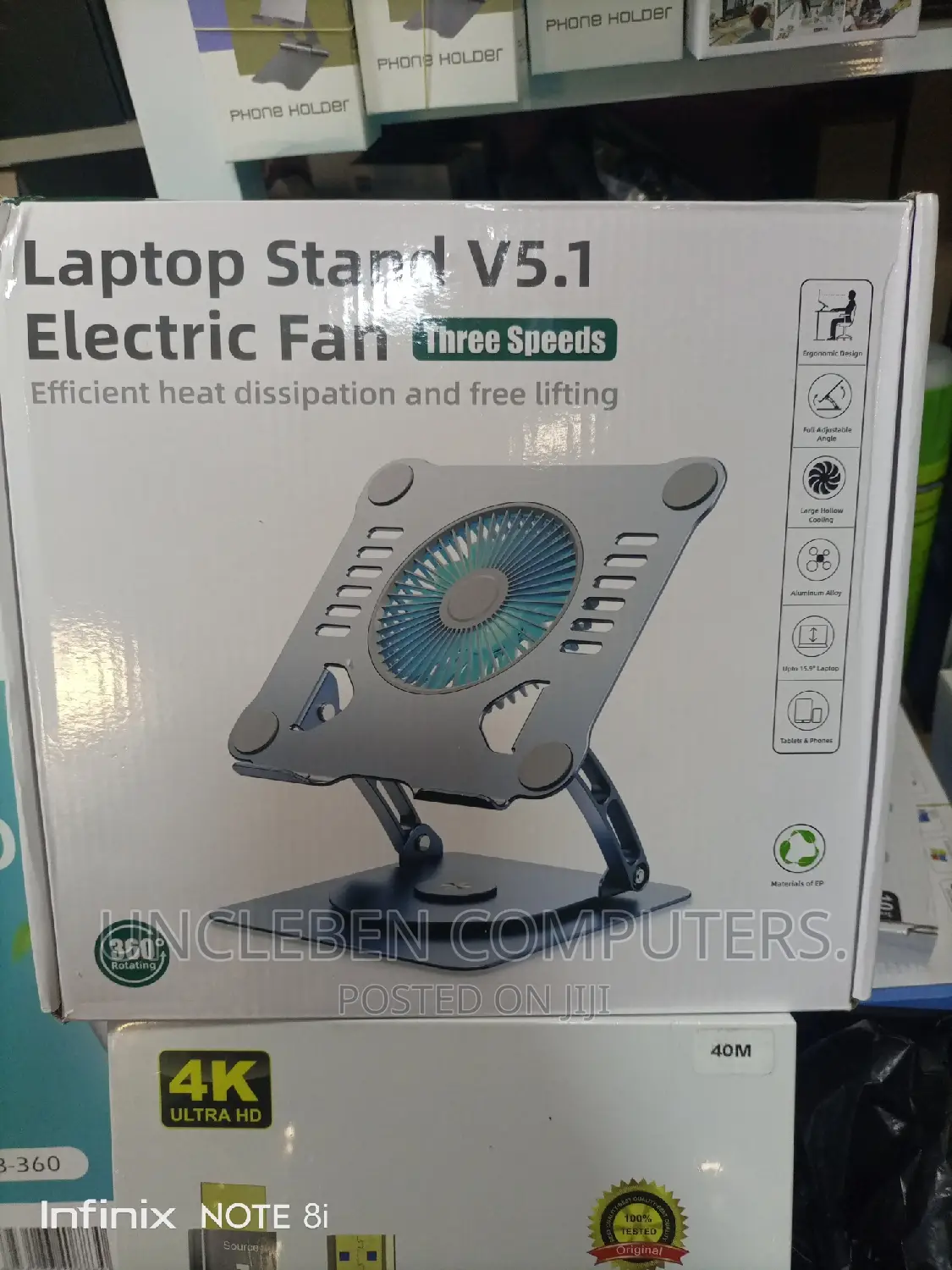Laptop Stand With Fan