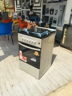 50x50 Oven With Grill 4 Gas Cooker Volcano Glass Lid
