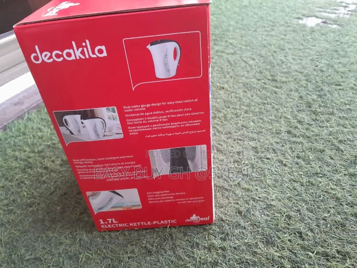 Decakila Electric Kettle Plastic Brand New