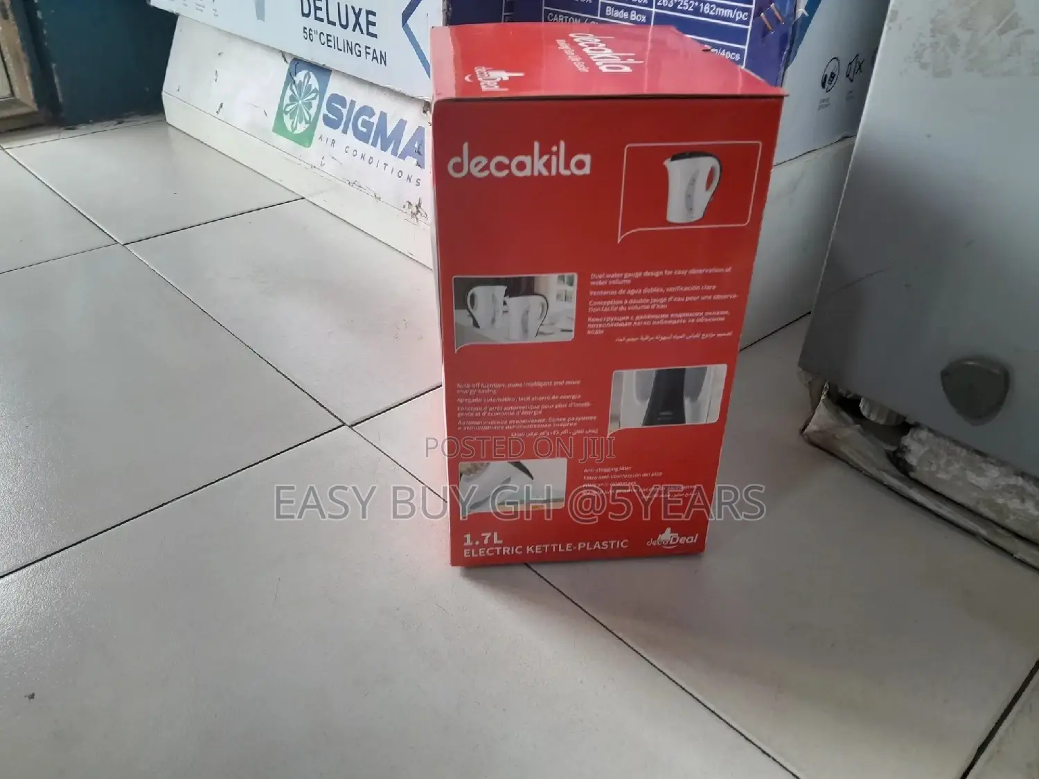 Decakila Electric Kettle Plastic Affordable