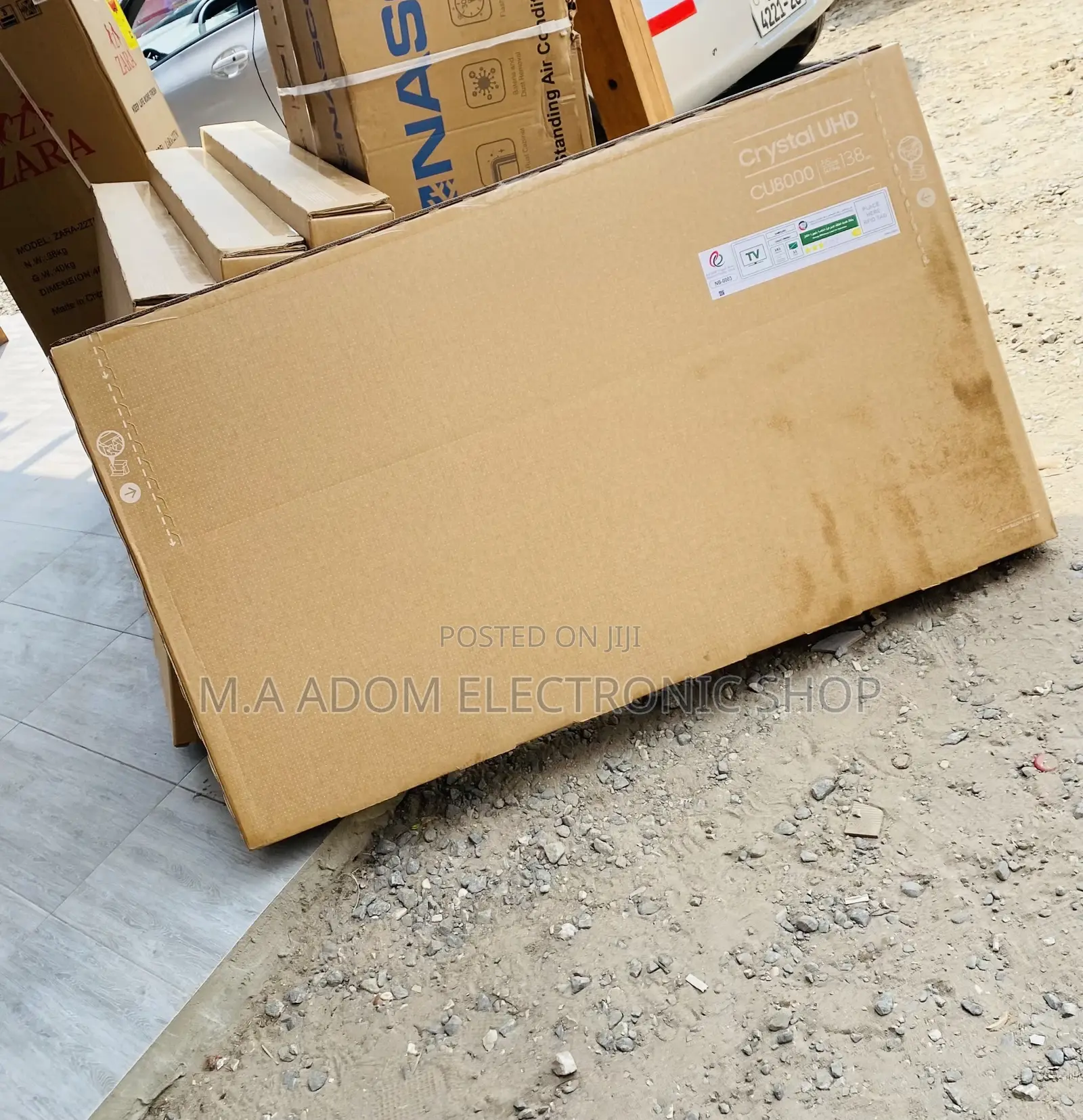 Classic Designed Samsung 55” Crystal Uhd Smart Tv(55cu8000).