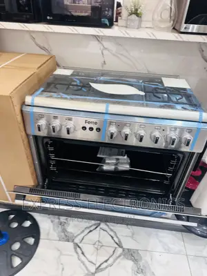 Sliver Gas Cooker Oven Rotisserie 4-2 Stove 