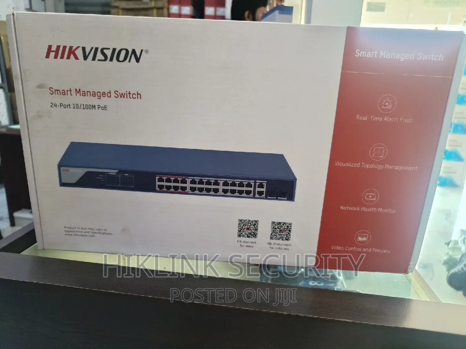 Hikvision 24 Port Poe Switch
