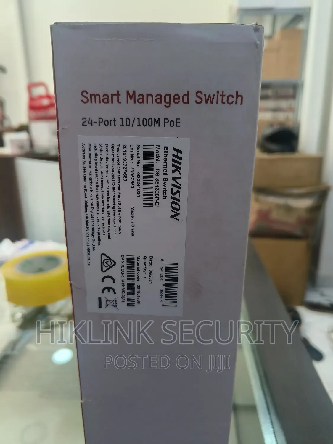 Hikvision 24 Port Poe Switch