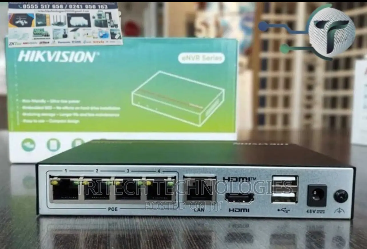 Hikvision Envr 4channel With Poe Essd 1tb Built-in SSD