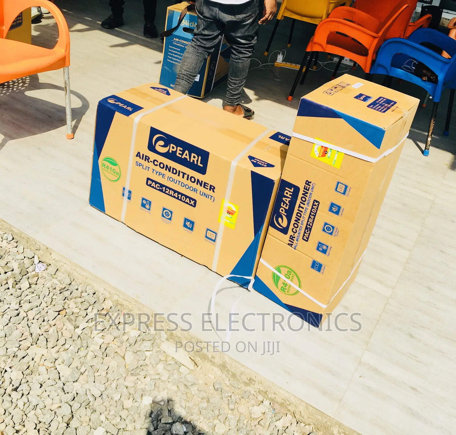 1.5hp Split Paerl White  R410 Gas
