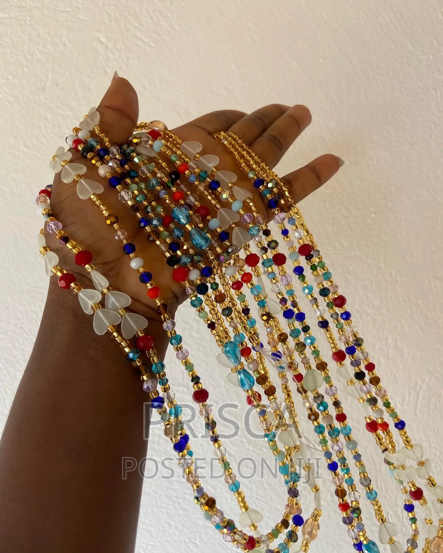 Multicolored Crystal Waistbeads