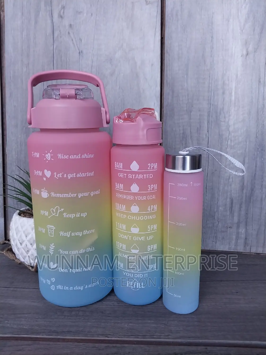 Motivational Water Bottles (3 In 1)