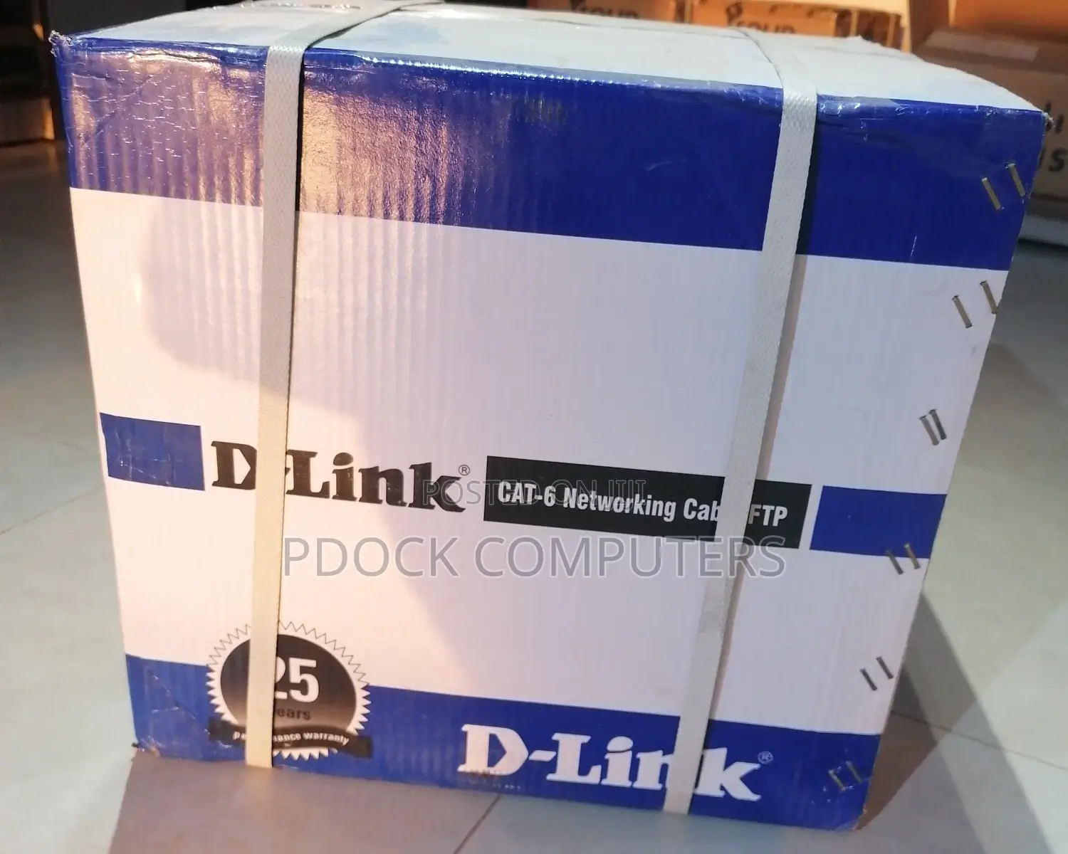 D-Link CAT6 FTP Outdoor Cable PVC Jacket Grey 305M