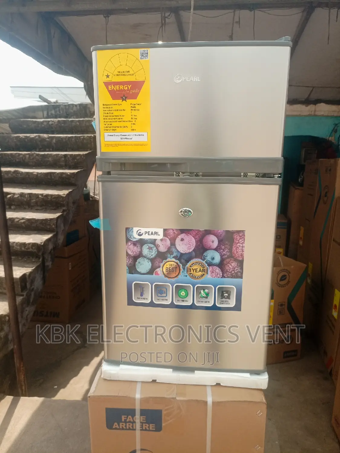 Pearl Pf100t(85ltr) Table Top Double Door Refrigerator