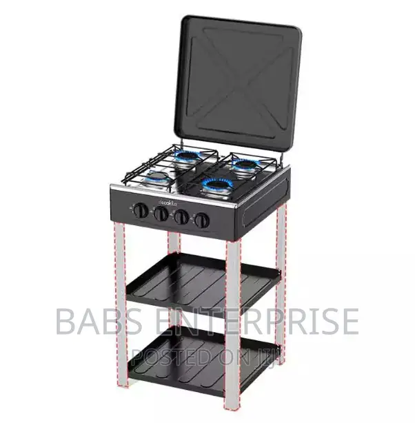 Decakila Gas Cooker With Shelf Kmgs018b