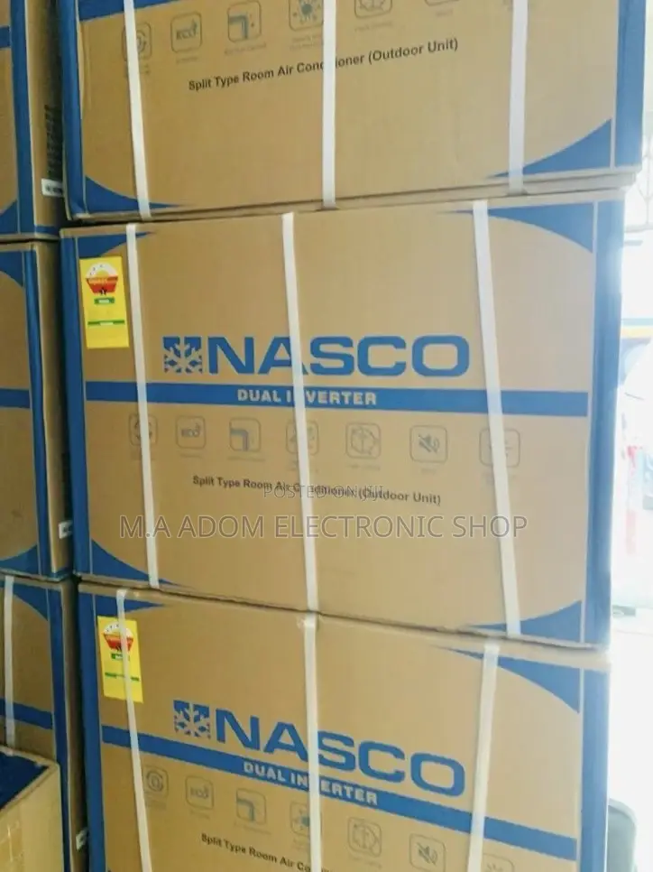 Energy Saving Nasco 1.5hp Split Type Inverter Ac(White).
