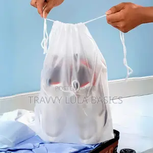 New Frosted Drawstring Pouch