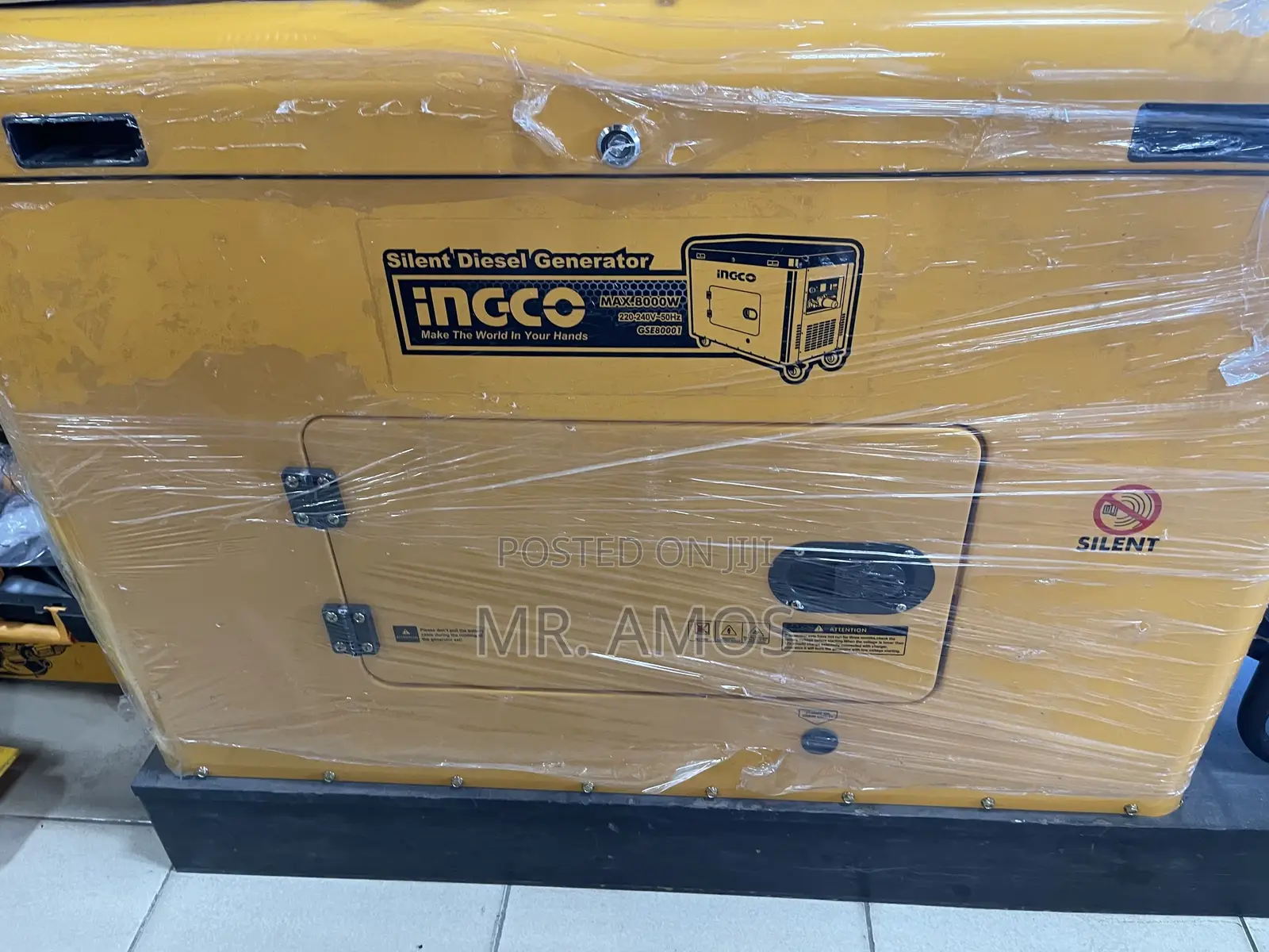 8kva Silent Diesel Generator With Electric Starting System - Gse80001