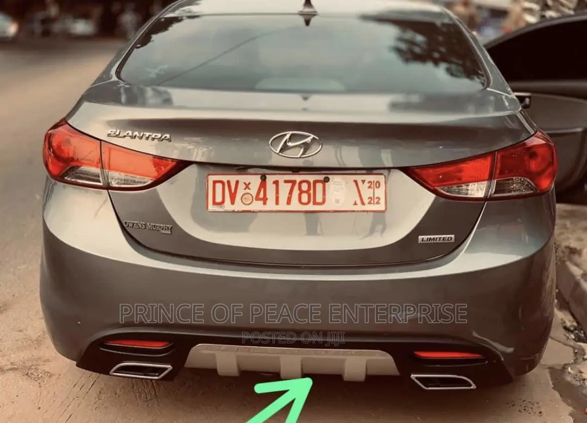 Hyundai Elantra 2011 / 2013 Back Bumper Diffuser