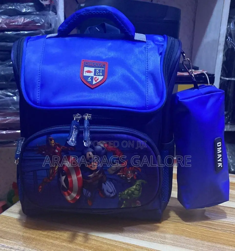 Omaya Bags for Kids With Pencil Case