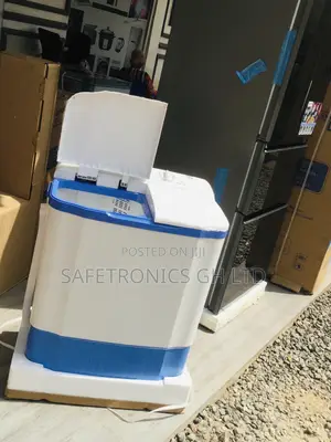 Blue/White Washingmachine Topload Semiautomatic 7kg Nasco