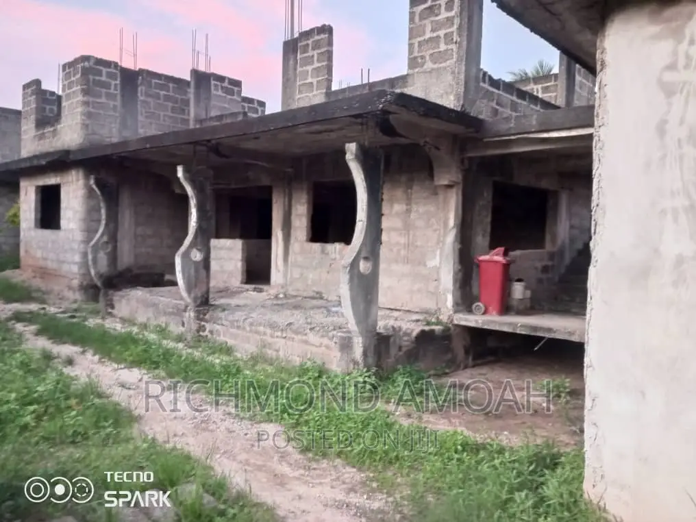 Plot With Uncompleted Building for Sale at Anaji