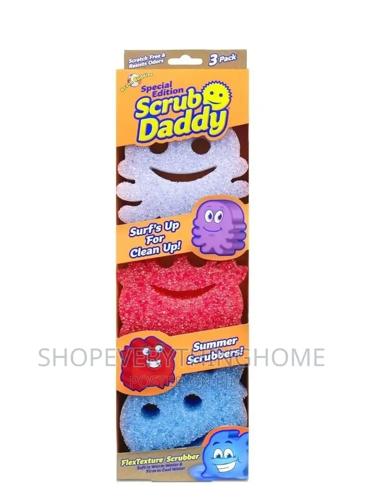 Scrub Cleaning Sponge. 3 PCS/Pack