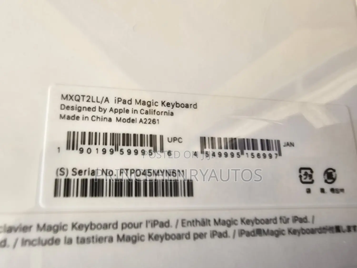 Apple Magic Keyboard Case For iPad Pro 11''/ Air 4th/5th Gen