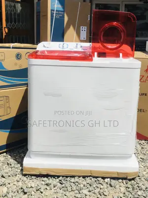 Red/White Washingmachine Topload Semiautomatic 11kg Nasco