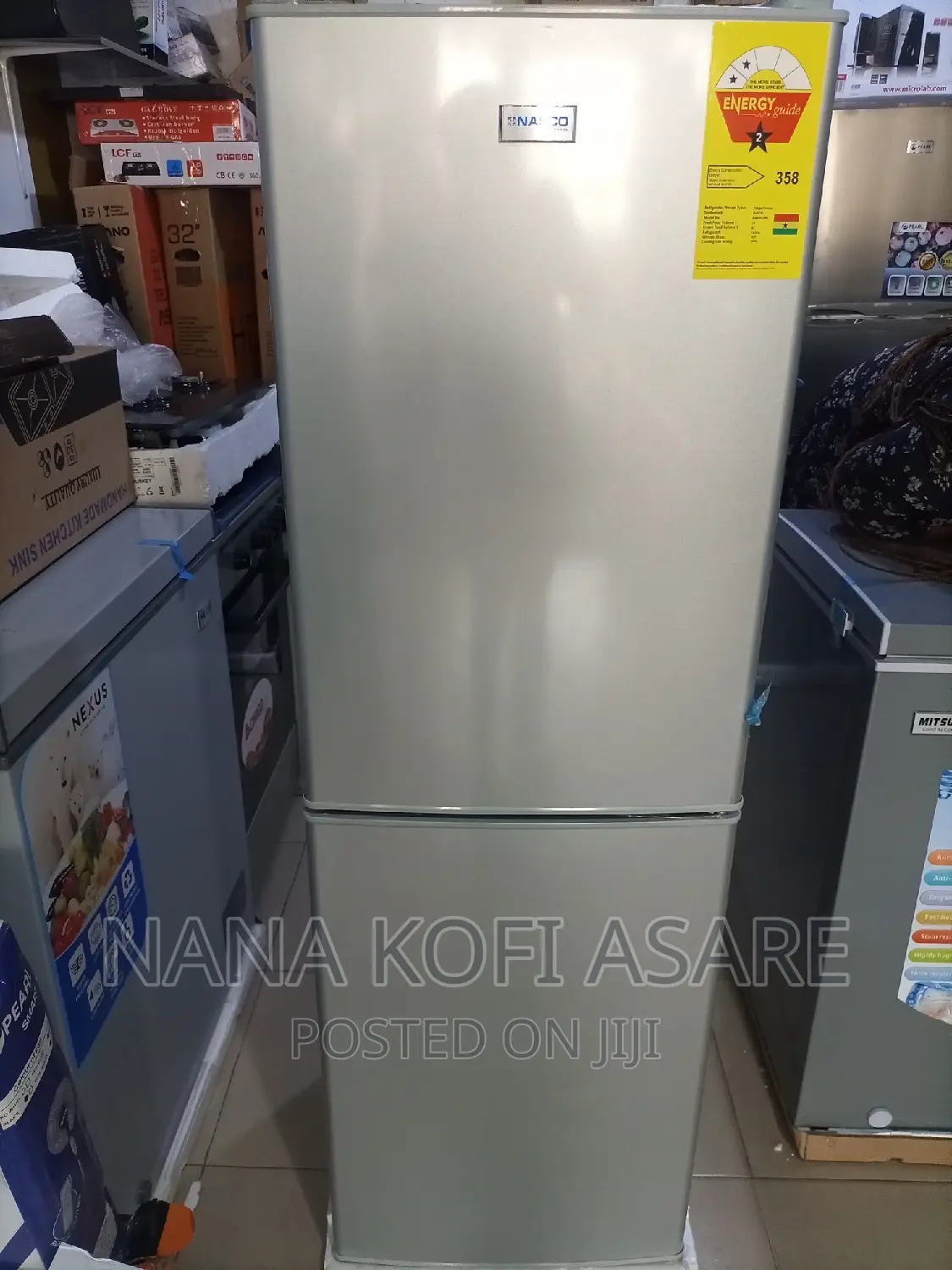 Nasco 160litres Buttom Freezer Refrigerator