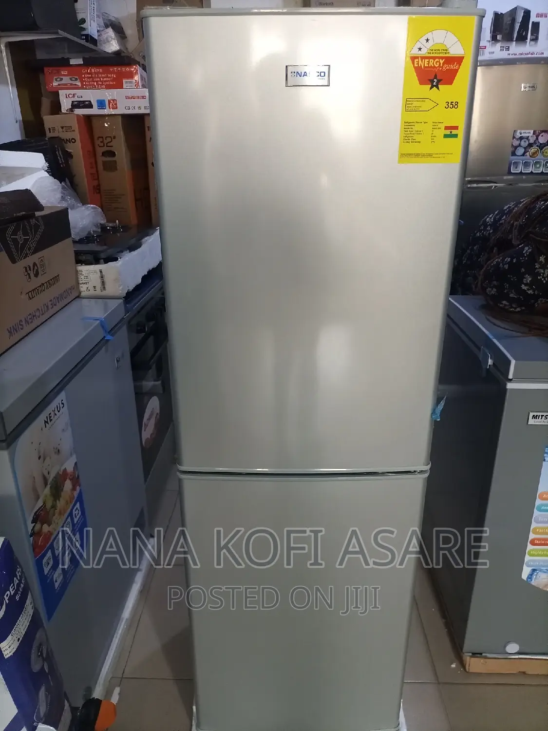 Nasco 160litres Buttom Freezer Refrigerator